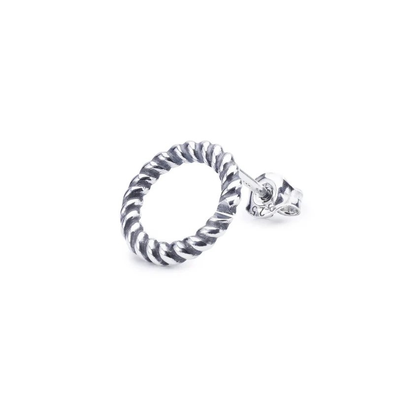 Ohrring Twisted, Silber
