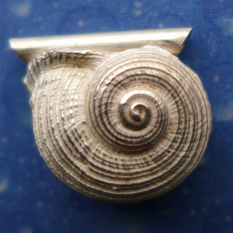 Schnecken Anhänger Silber Sonnenuhr R