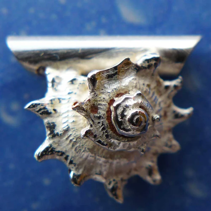 Schnecke Sonne Anhänger Silber m