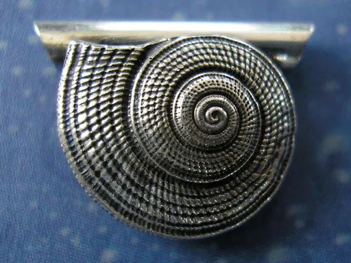 Schnecke Silber Strohsonnenuhr Anhänger s