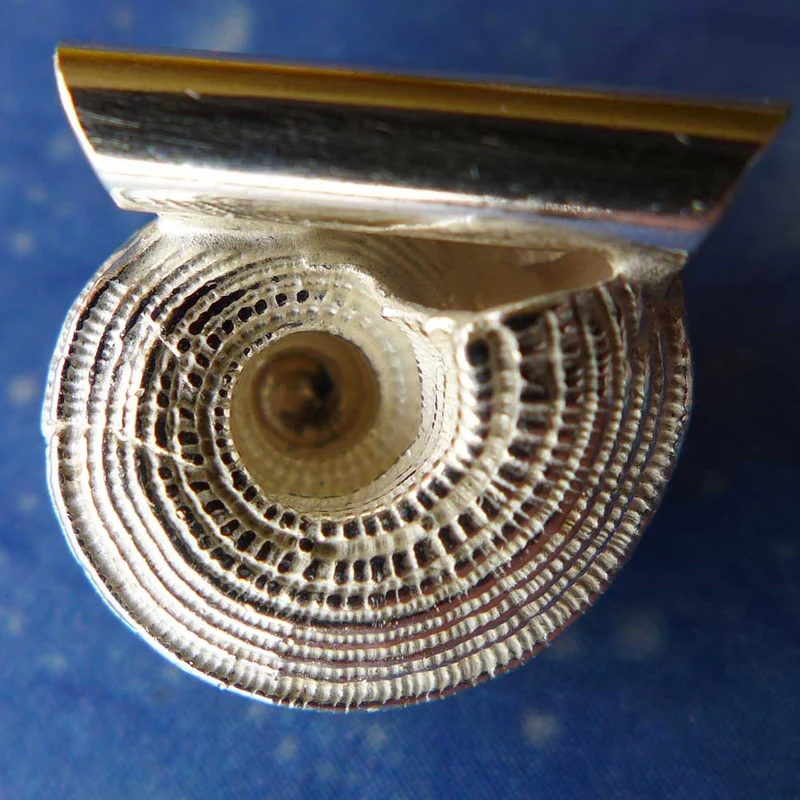 Schnecke Silber Strohsonnenuhr Anhänger s