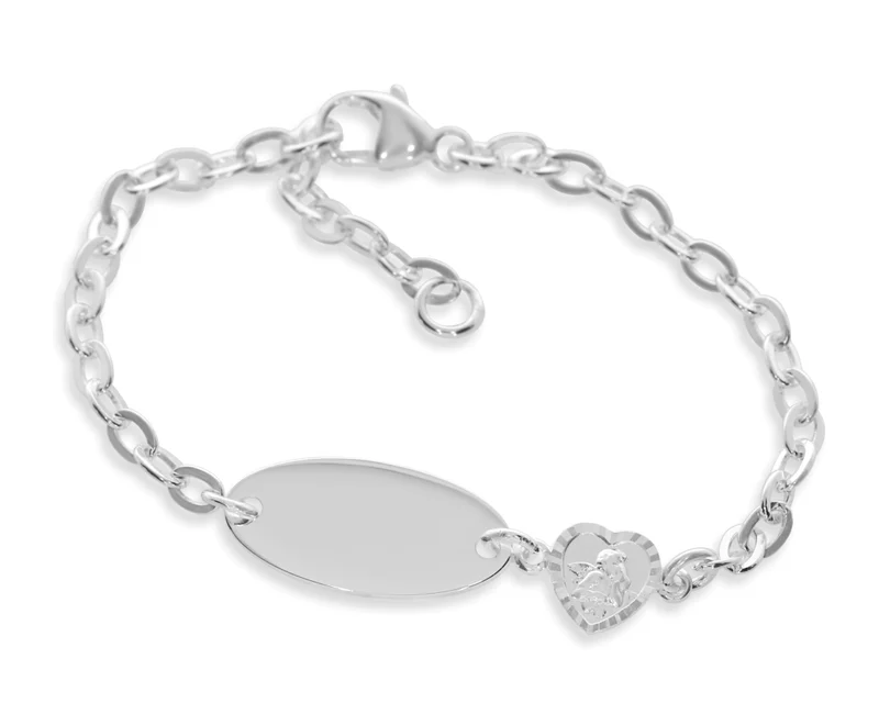 Baby- und Kinder Gravurarmband 925 Sterling Silber