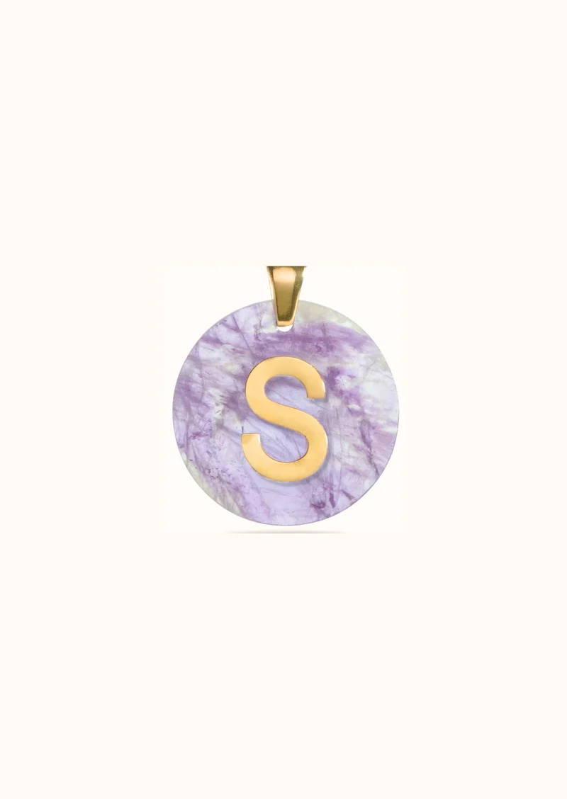 Losse Gemstone Initial bedel - Initial Bedel