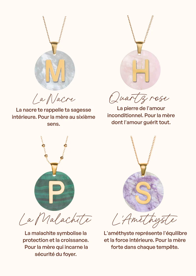 Losse Gemstone Initial bedel - Initial Bedel