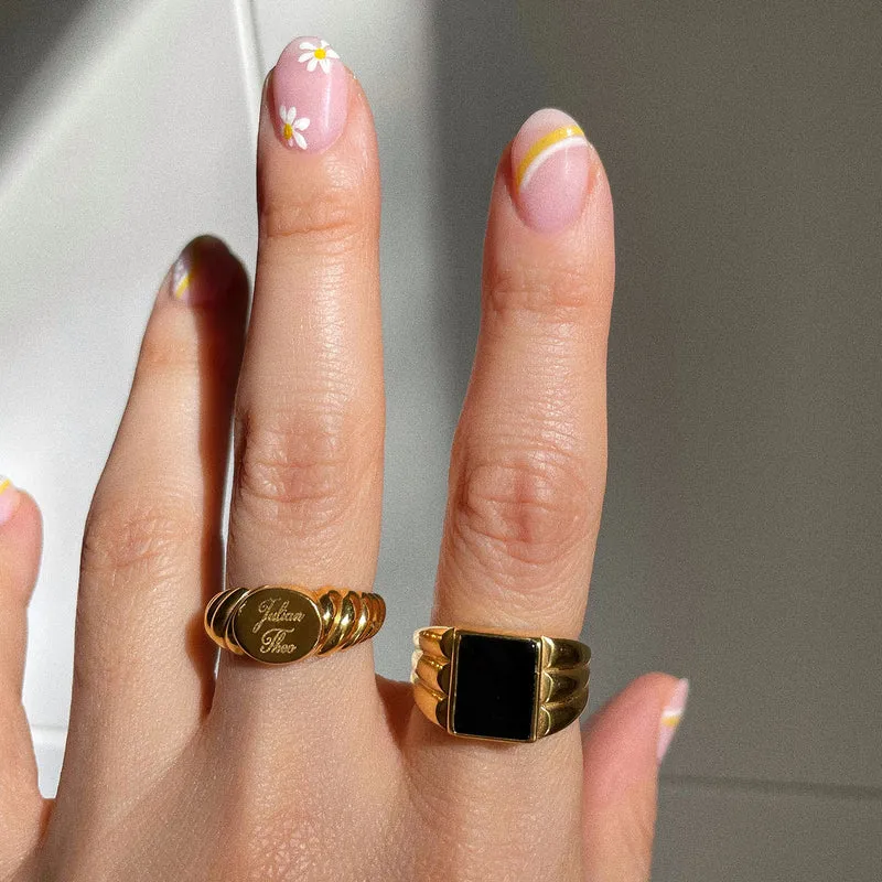 Onyx Signet Ring