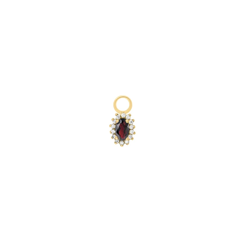Heirloom Granat Charm
