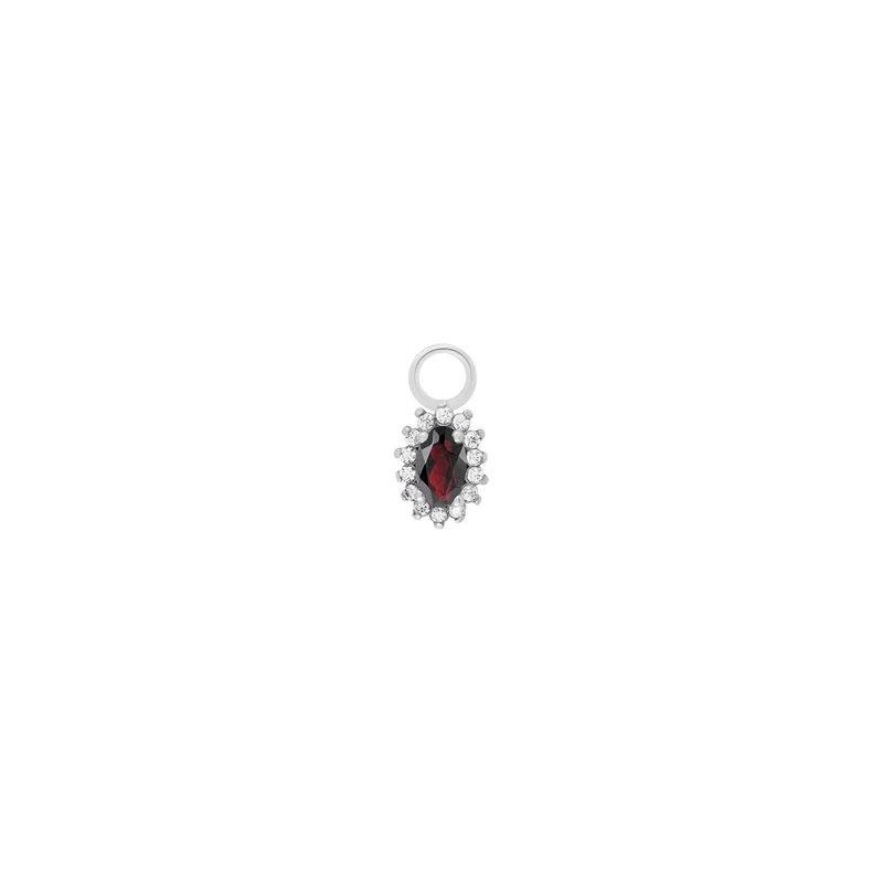 Heirloom Granat Charm