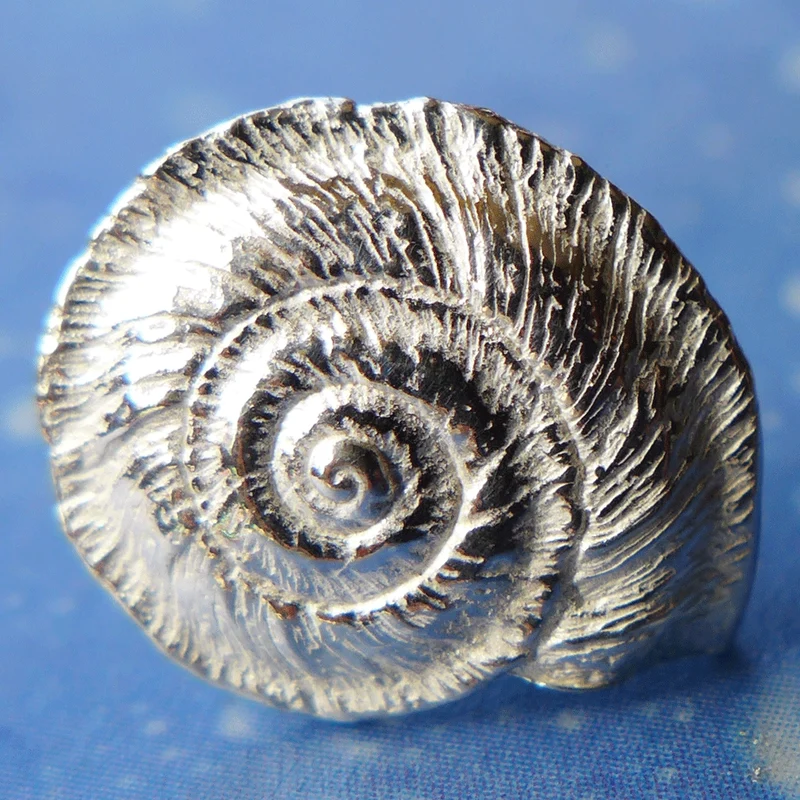 Schmuckdesign Sonnenuhrschnecke Ohrstecker sk xs