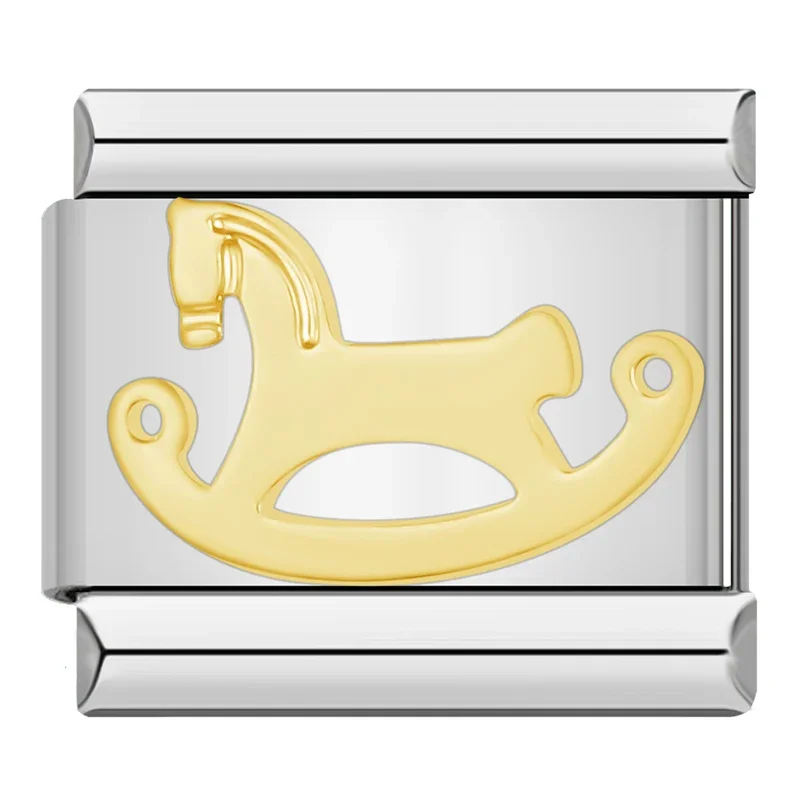Goldenes Schaukelpferd
