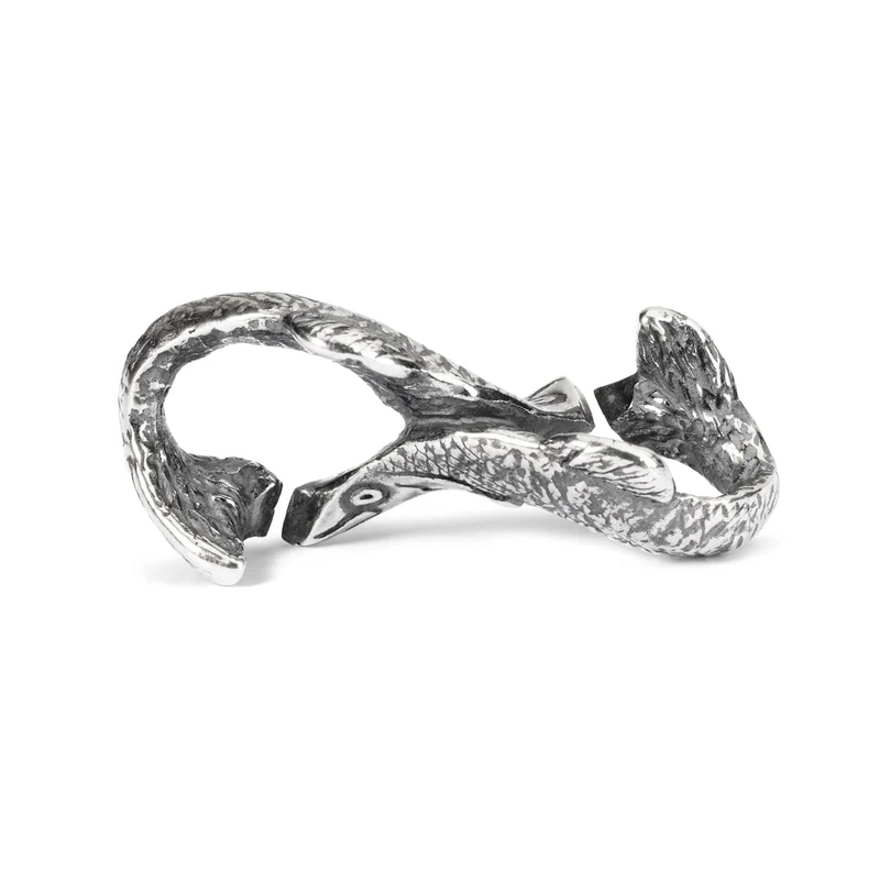 Fische, Double Silber Link