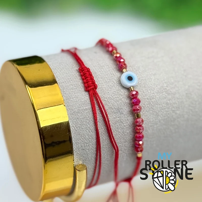 Türkisches Augen- (Nazar-)Kordelarmband