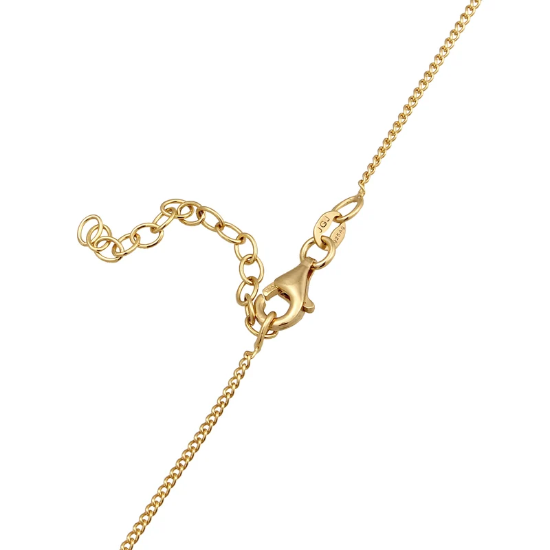 Halskette Kreuz | Mit Kristallen von Swarovski® (Weiß)