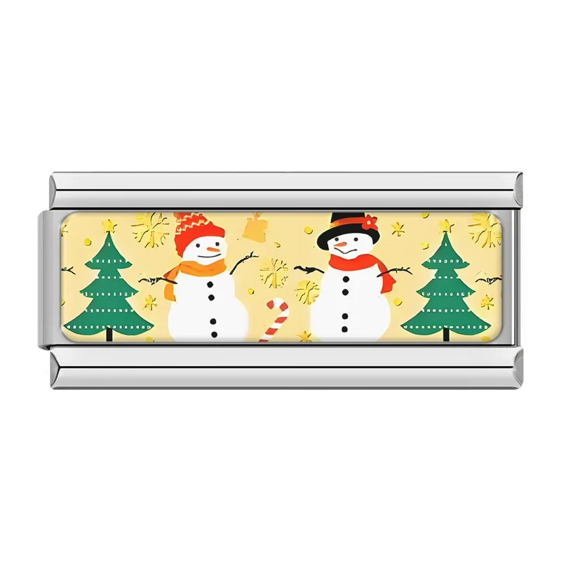 Doppel-Charm Weihnachtsmänner