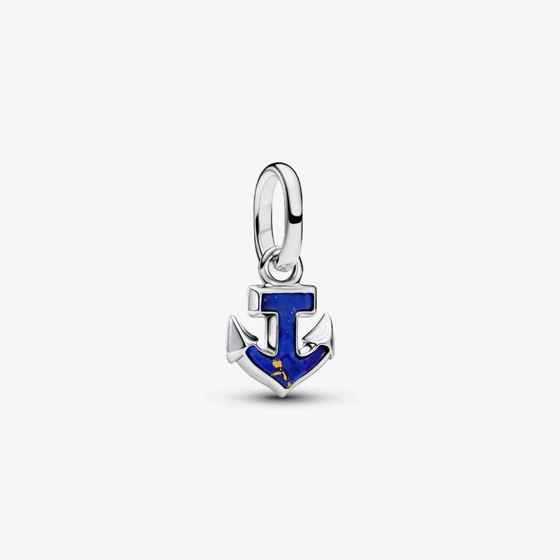 ME Blue Anchor Mini Dangle Charms