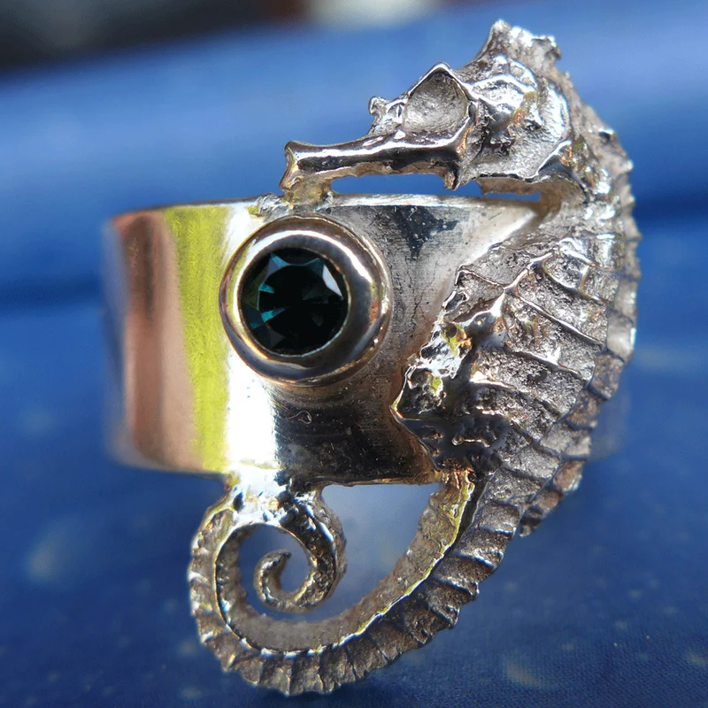 Urlaubsfeeling Seepferdchen Schmuck Ring