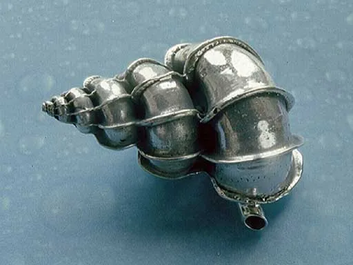 Unterwasser Schnecke Anhänger Wendeltreppe L