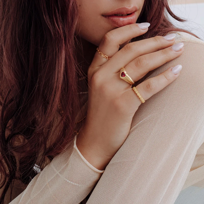 Pinky Linnea Ring