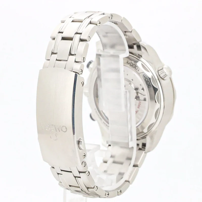 Omega Seamaster Diver 300 M 44mm 21030445101001 B&P Edelstahl Chronograph