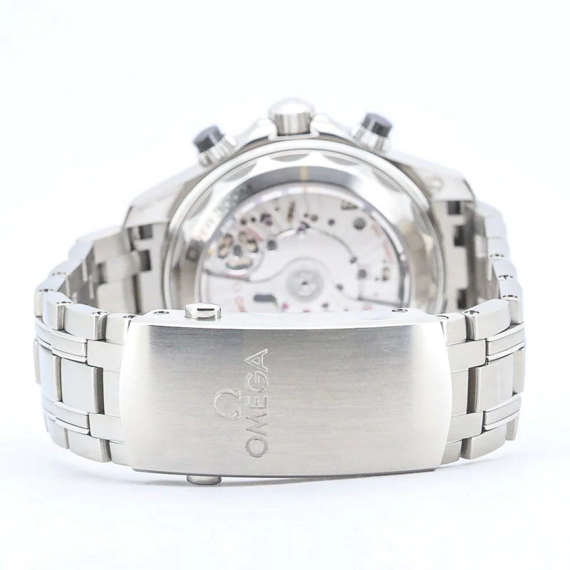 Omega Seamaster Diver 300 M 44mm 21030445101001 B&P Edelstahl Chronograph