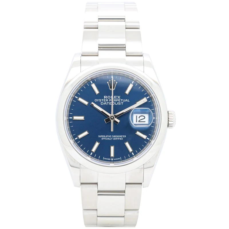 Rolex Datejust 36mm 126200 Blue Dial Edelstahl Automatik 2022 Dif37862