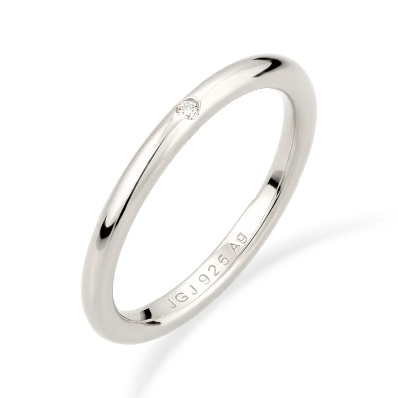 Stapelring | Mit Kristalle von Swarovski® (Weiß)