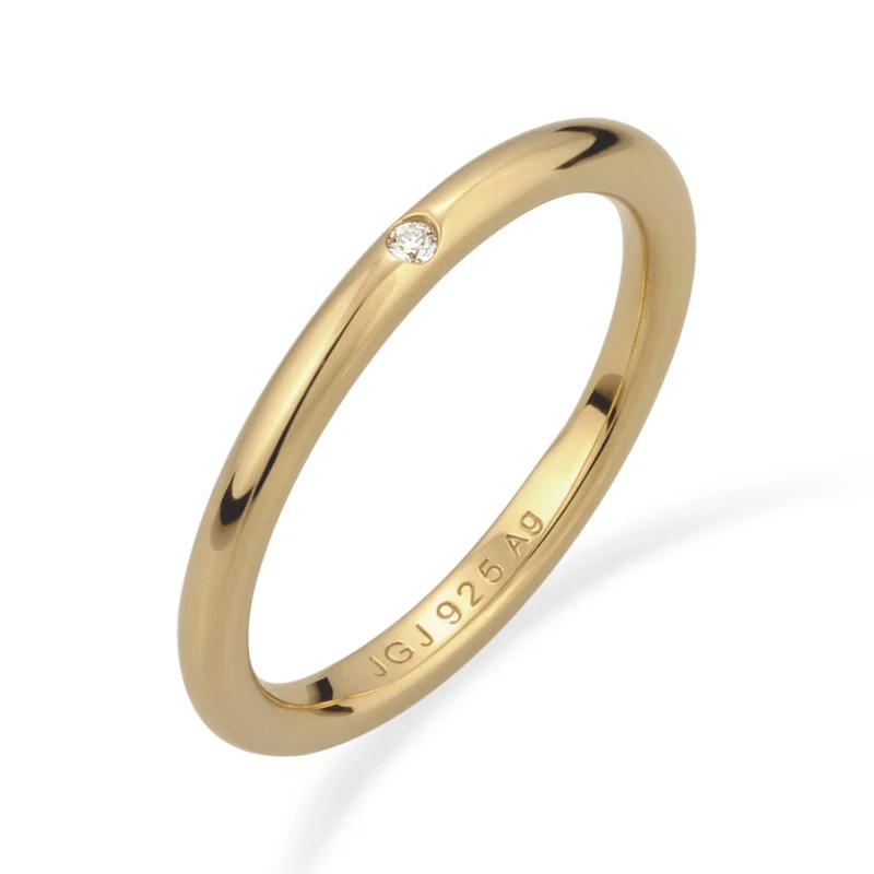 Stapelring | Mit Kristalle von Swarovski® (Weiß)