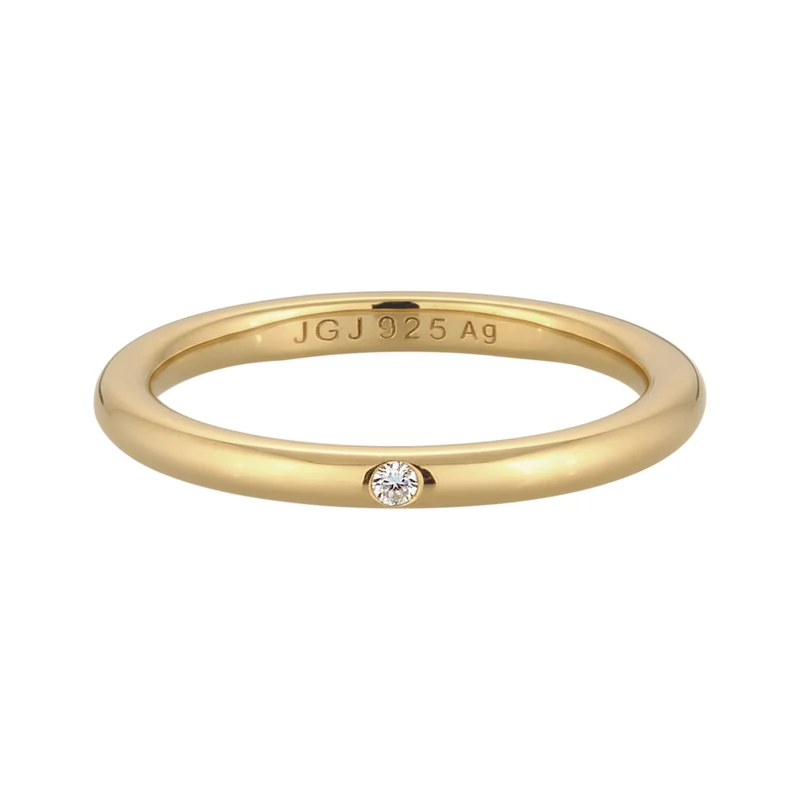 Stapelring | Mit Kristalle von Swarovski® (Weiß)