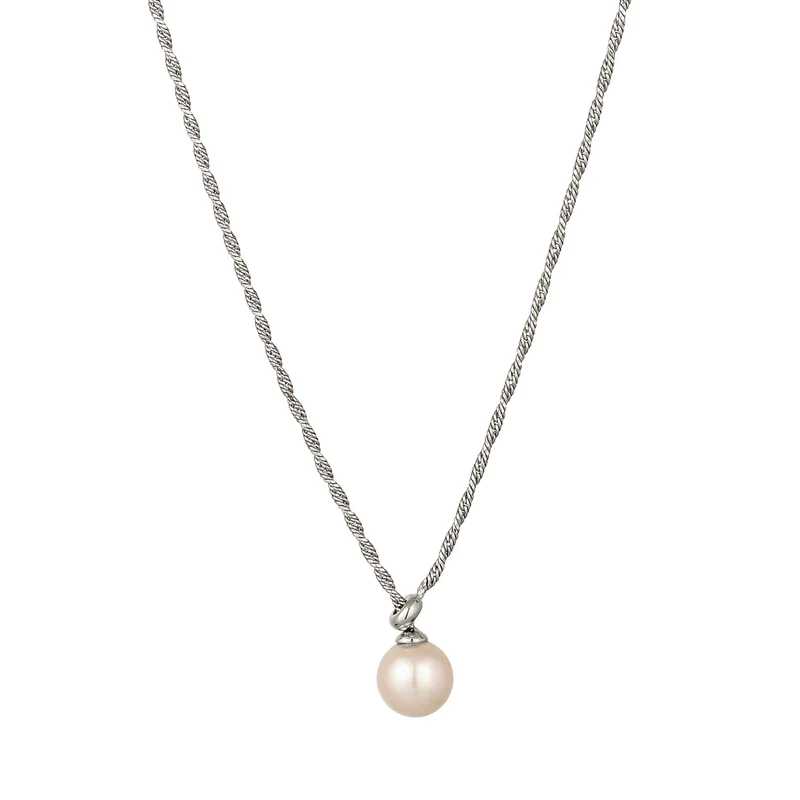 Y-Halskette | Mit Perle von Swarovski® (Weiß)
