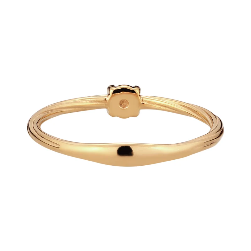 Soliltär Ring | Diamant (Weiß, 0.06 ct)