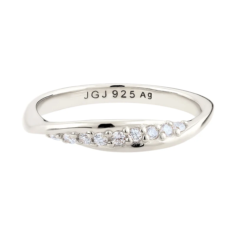 Stapelring | Laborgezüchtete Diamanten (Weiß, 0.18 ct)