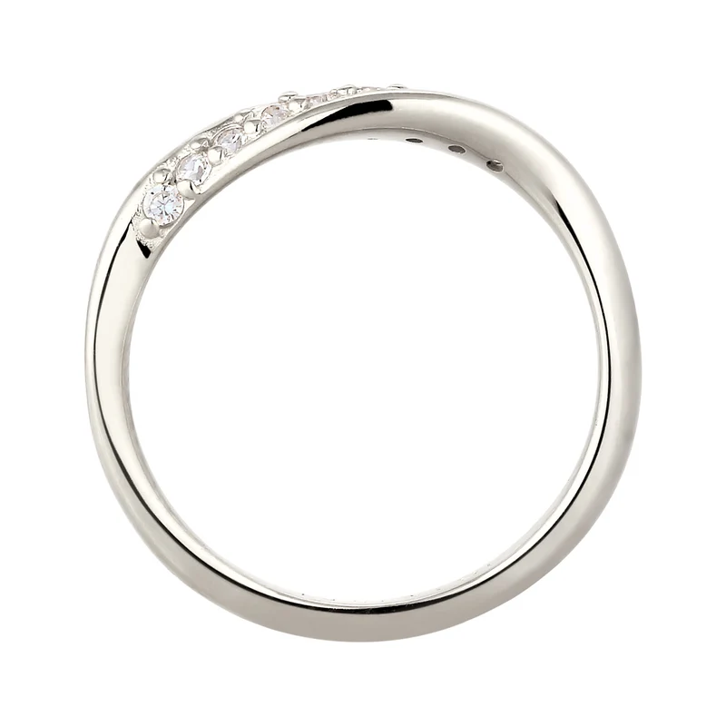 Stapelring | Laborgezüchtete Diamanten (Weiß, 0.18 ct)