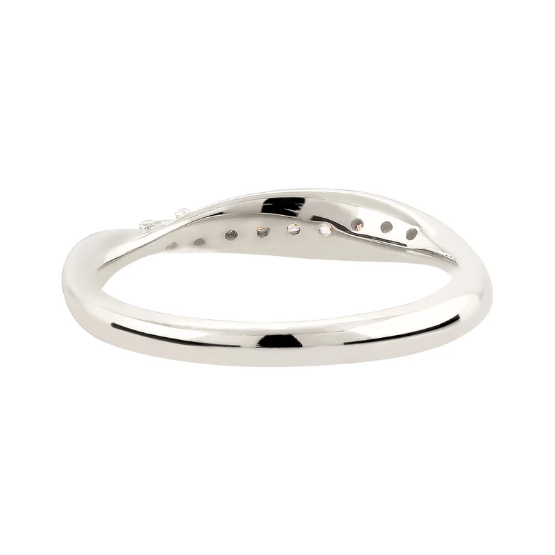 Stapelring | Laborgezüchtete Diamanten (Weiß, 0.18 ct)