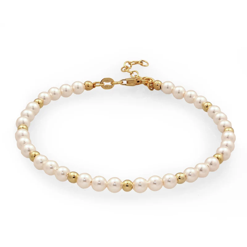 Armband | mit Perlen von Swarovski® (Weiß)