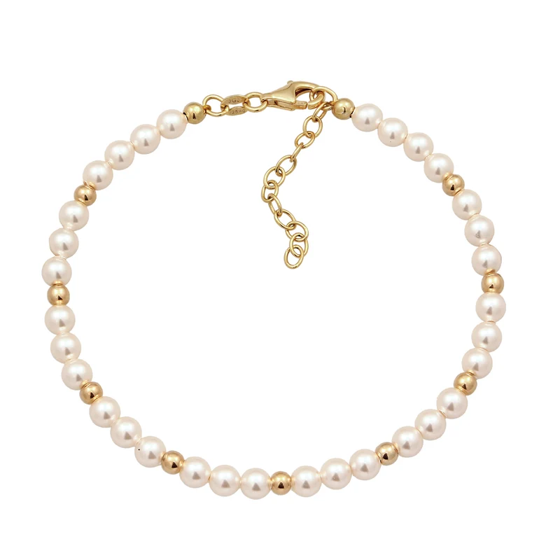 Armband | mit Perlen von Swarovski® (Weiß)