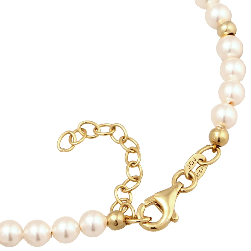 Armband | mit Perlen von Swarovski® (Weiß)