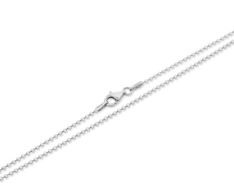 50 cm KUGELKETTE 925 Sterling Silber Kette einzelne Halskette