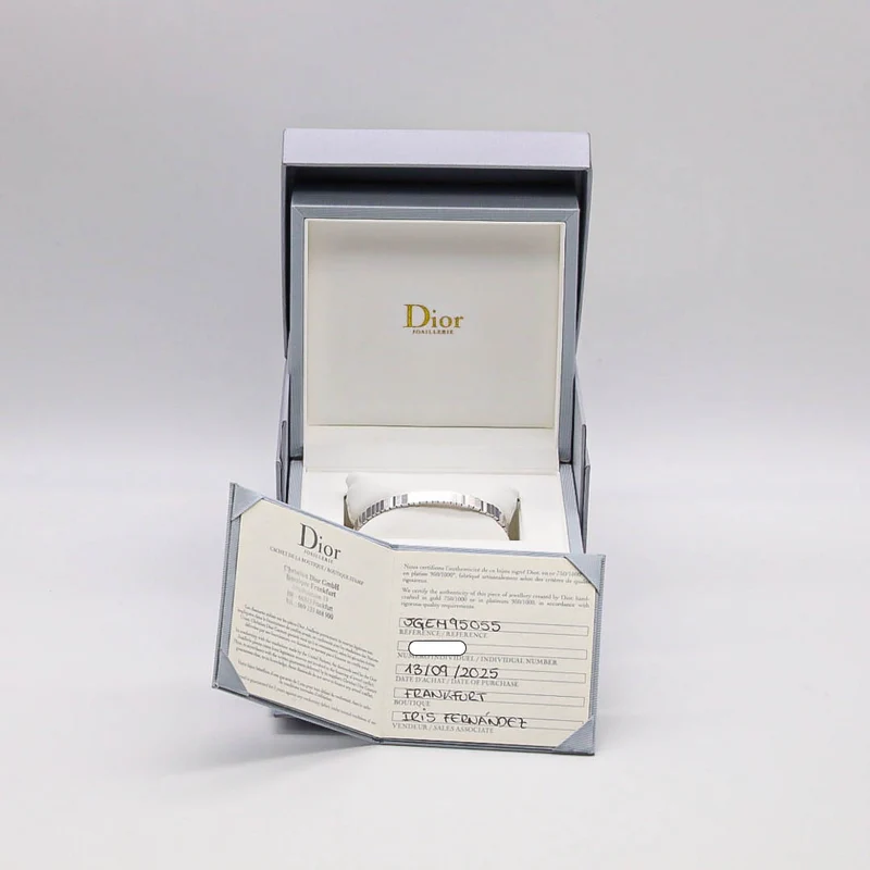 Dior Gem Armreif Weißgold 750/18k 17,5 JGEM95055
