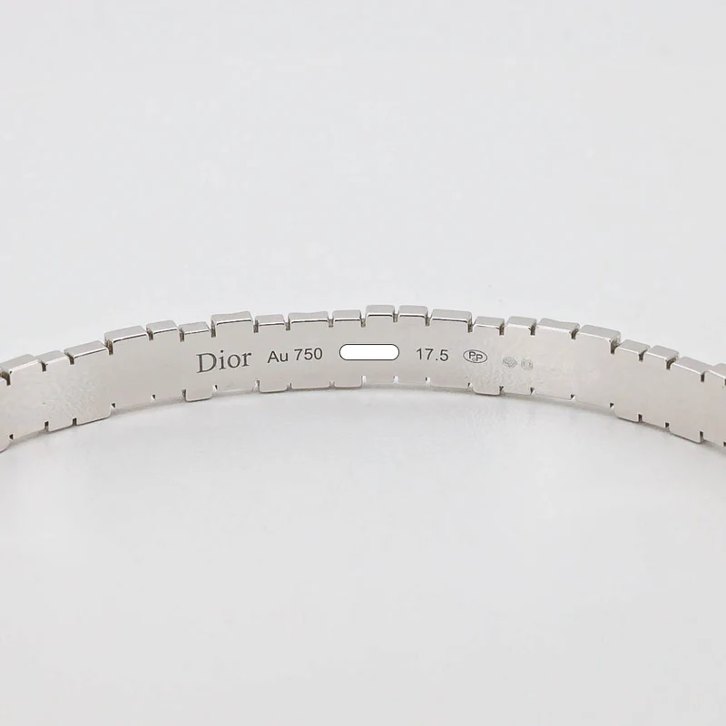 Dior Gem Armreif Weißgold 750/18k 17,5 JGEM95055