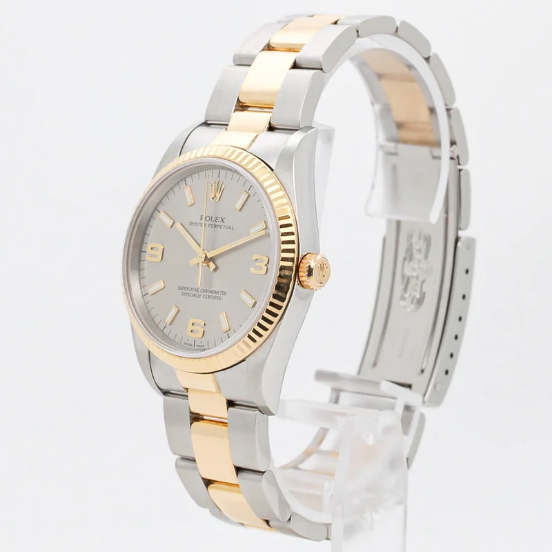 Rolex Oyster Perpetual 34mm 14233 Stahl Gold B&P