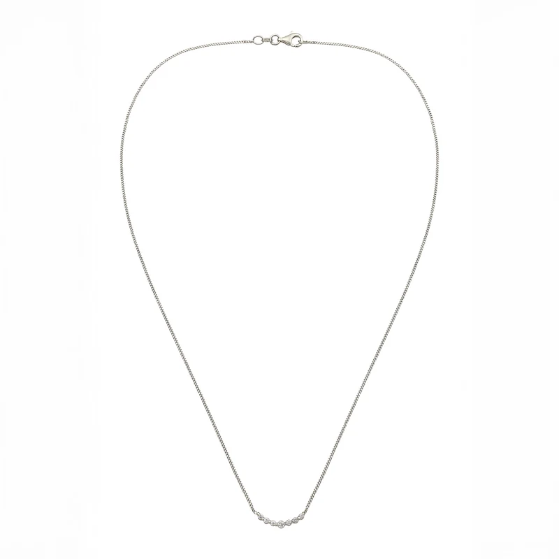 Halskette | Laborgezüchtete Diamanten (Weiß, 0.155 ct) & Laborgezüchtete Diamanten (Weiß, 0.024 ct)