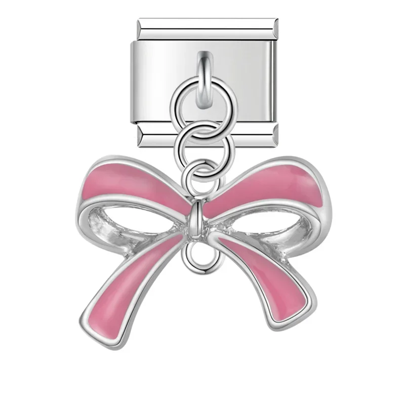Anhänger Schleife rosa