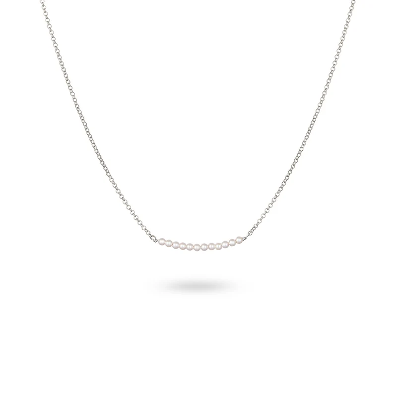 Halskette | mit Perlen von Swarovski® (Weiß)