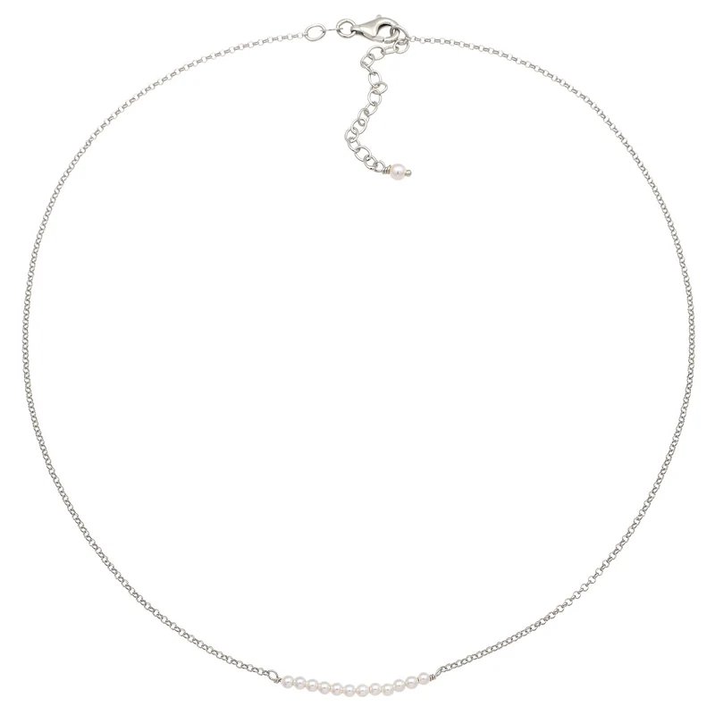 Halskette | mit Perlen von Swarovski® (Weiß)