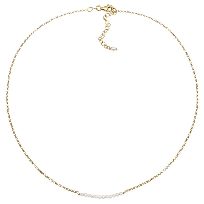 Halskette | mit Perlen von Swarovski® (Weiß)
