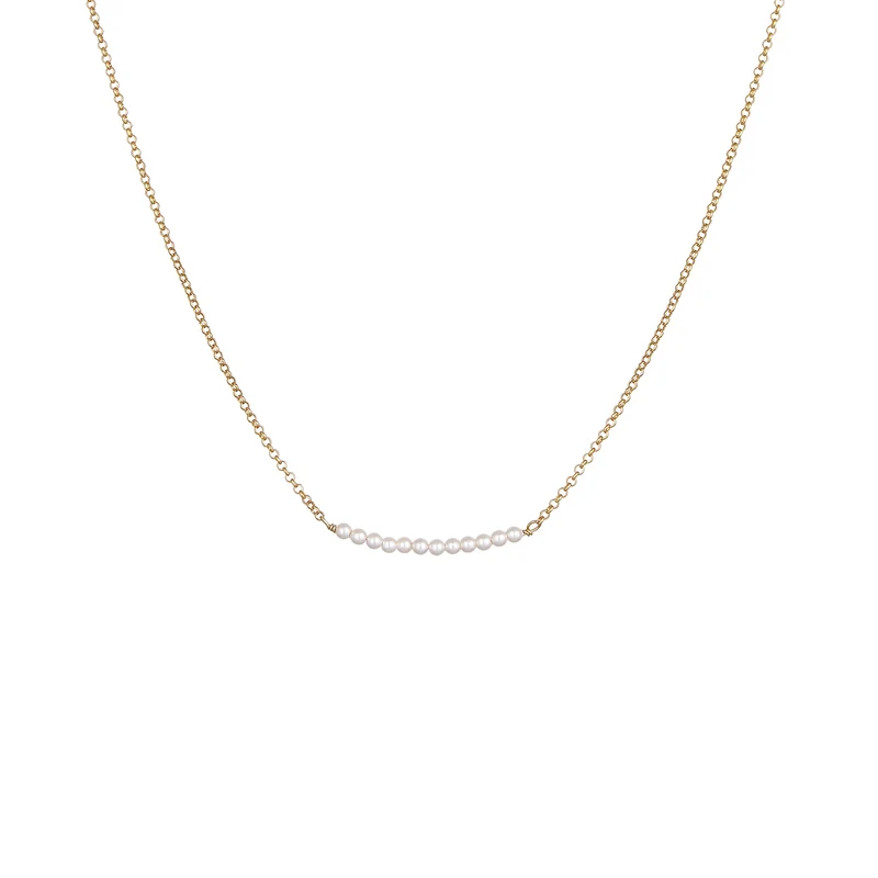 Halskette | mit Perlen von Swarovski® (Weiß)