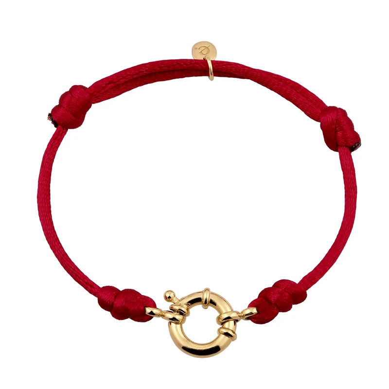 Armband | Satinband (Rot)