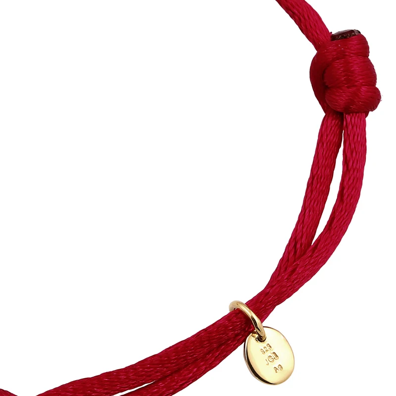 Armband | Satinband (Rot)