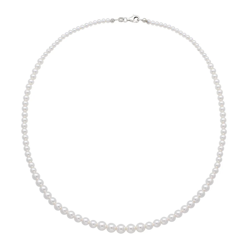 Halskette mit Perlen von Swarovski® (Weiß)
