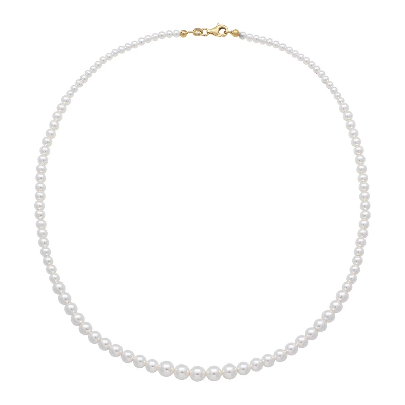 Halskette mit Perlen von Swarovski® (Weiß)