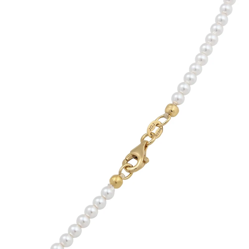 Halskette mit Perlen von Swarovski® (Weiß)